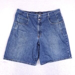 Guess Jeans Shorts 40 Mens Blue Denim Baggy Relaxed Fit Vintage 90s Y2K
